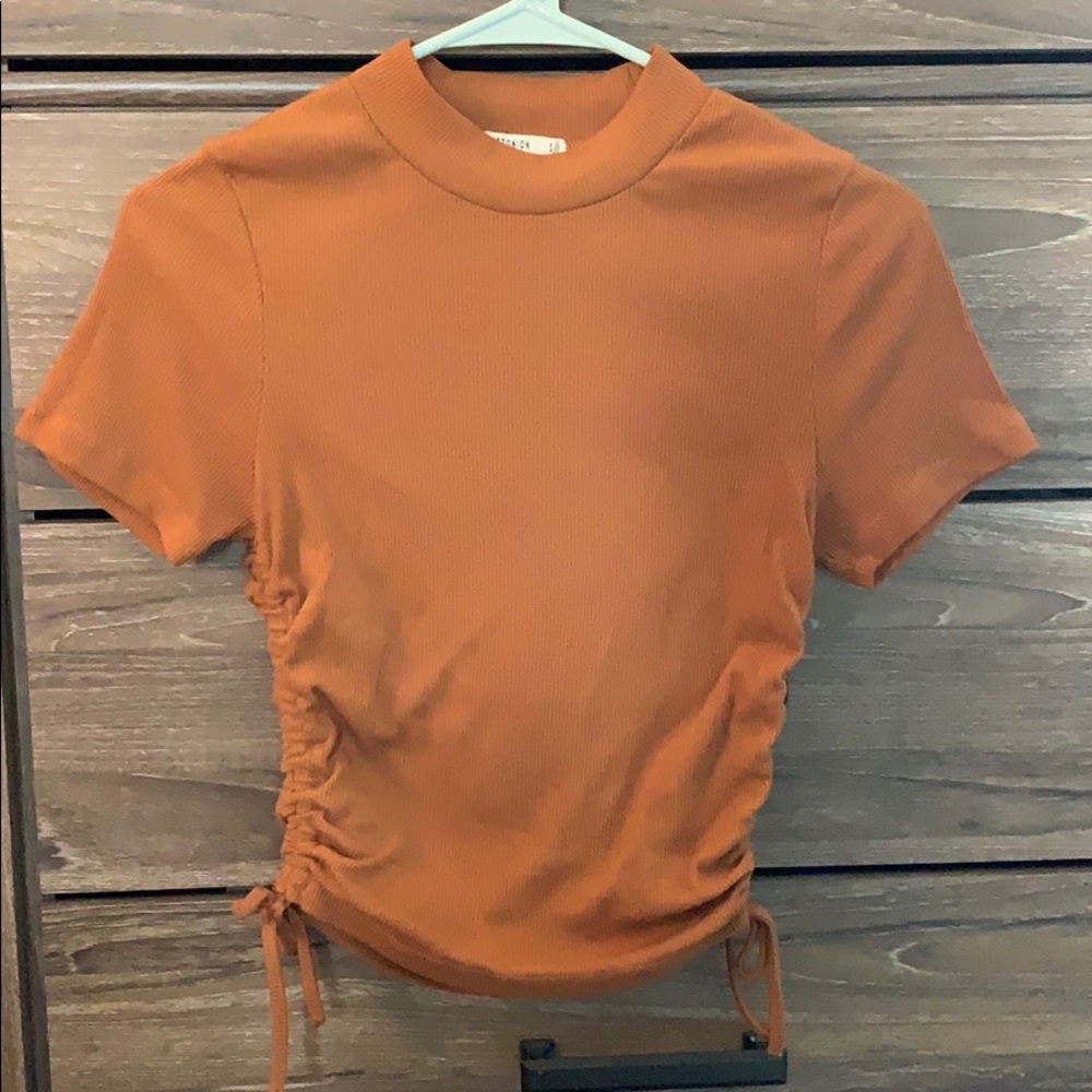 Mock neck crop top